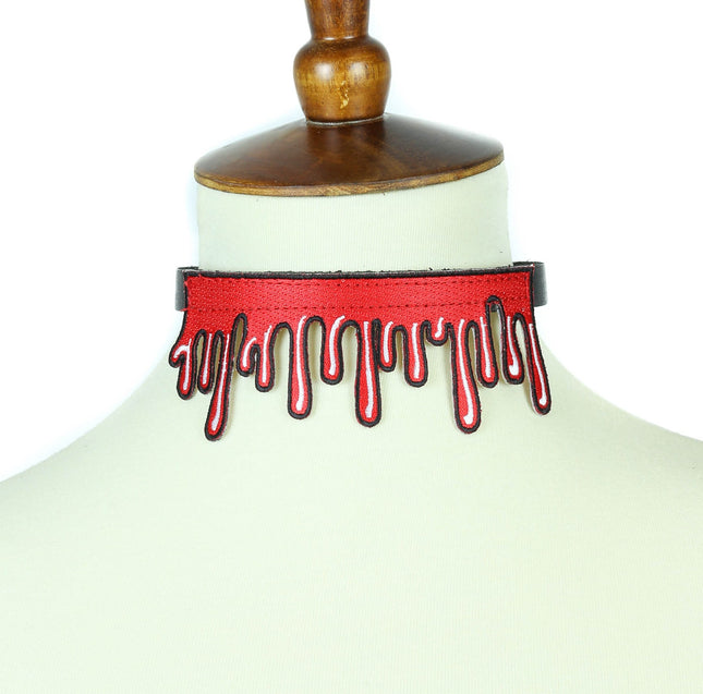 FC566 BLOOD DRIP PATCH CHOKER