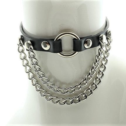 FC594  HANGING CHIAN RING CHOKER