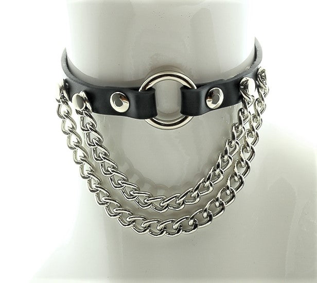 FC594  HANGING CHIAN RING CHOKER