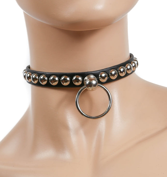 FC600 ROUND STUD SUB BONDAGE CHOKER