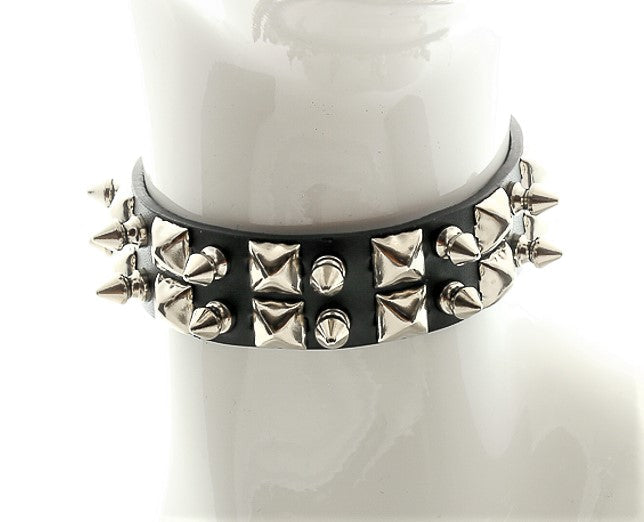 FC602 DOUBLE STUDDED SPIKE CHOKER