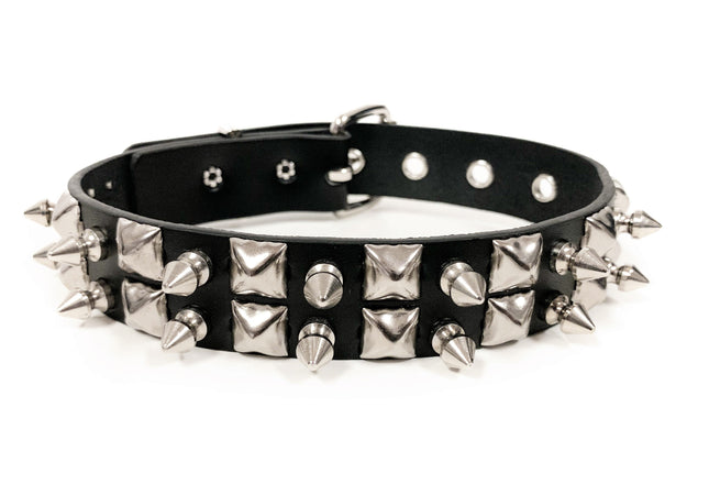 FC602 DOUBLE STUDDED SPIKE CHOKER