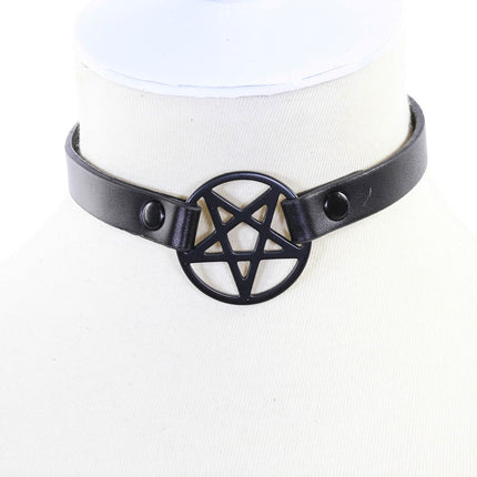 FC611  PENRAGRAM CHOKER SKINNY