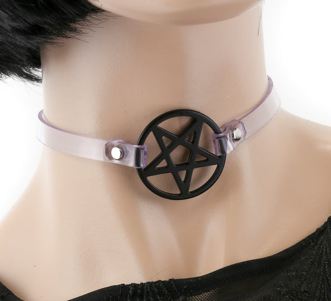 FC611VN-CLR 1/4" CLEAR VINYL PENTA CHOKER