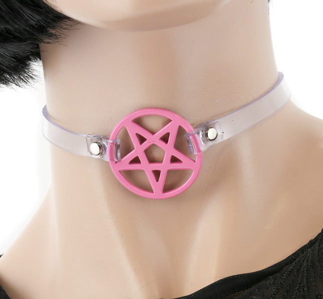 FC611VN-CLR 1/4" CLEAR VINYL PENTA CHOKER