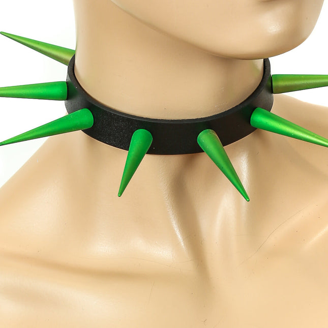 FCK215-GS  GREEN 3" PIN SPIKE CHOKER