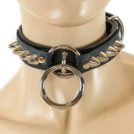 FC658 UK77 STUDDED SUB BONDAGE COLLAR