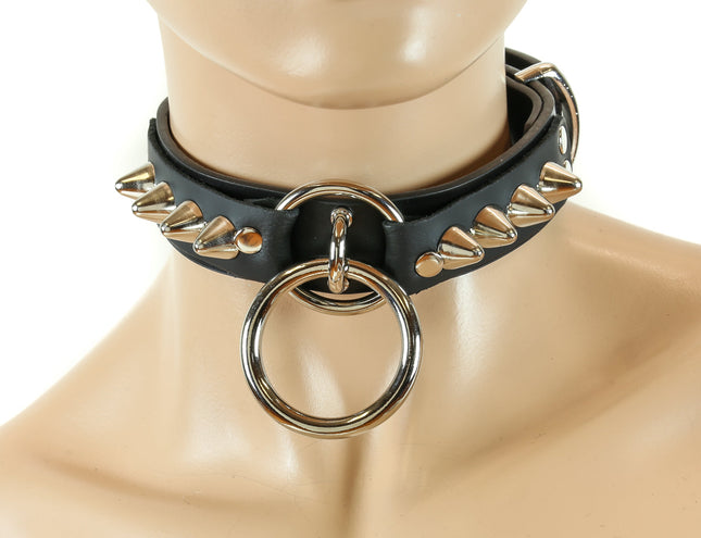 FC658 UK77 STUDDED SUB BONDAGE COLLAR