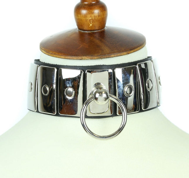 FC661 FULL METAL STUD BONDAGE CHOKER