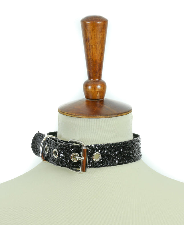 FC670 PLAIN GLITTER CHOKER