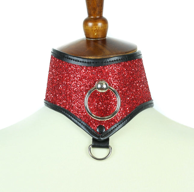 FC675 GLITTER POSTURE COLLAR WITH RING