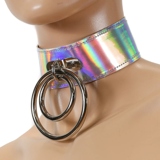 FC741RAINBOW DOUBLE LARGE RING RAINBOW COLLAR