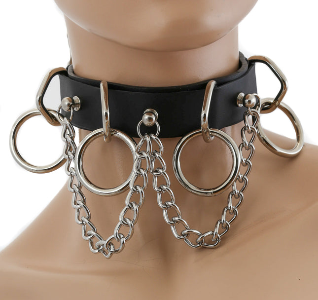 FC624L CHAIN BONDAGE CHOKER