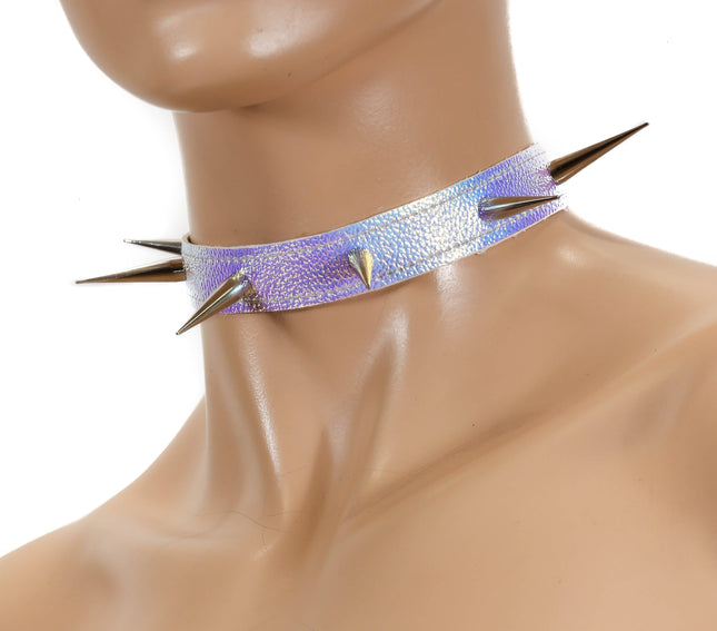 FC768 RAINBOW SPIKE CHOKER