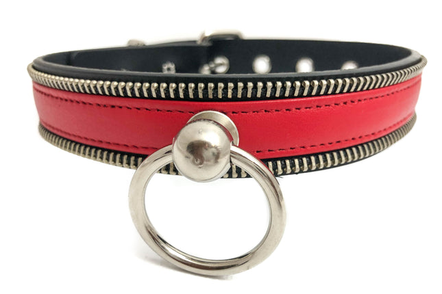 FC778 ZIPPER TEETH BONDAGE CHOKER