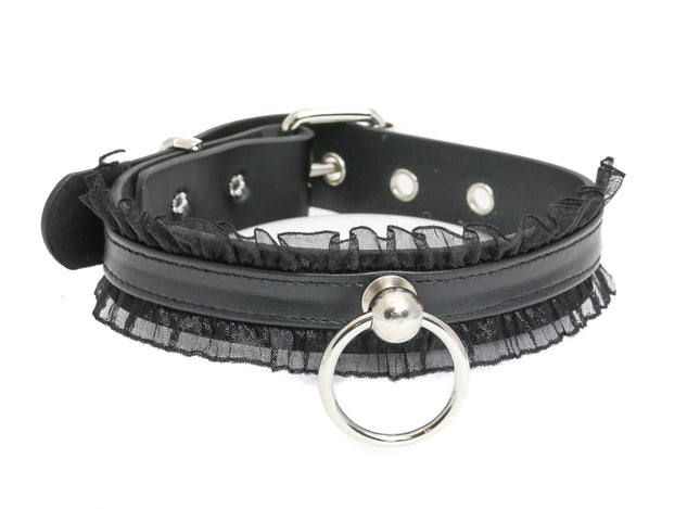 FC784 LACE EDGE BONDAGE CHOKER