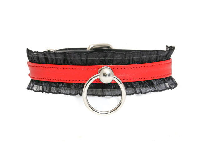 FC784 LACE EDGE BONDAGE CHOKER