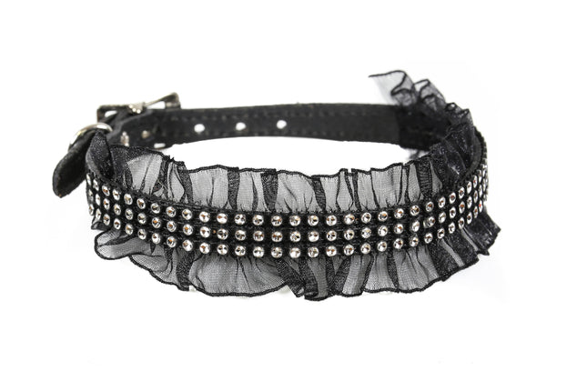 FC790 3 ROW STONE LACE CHOKER