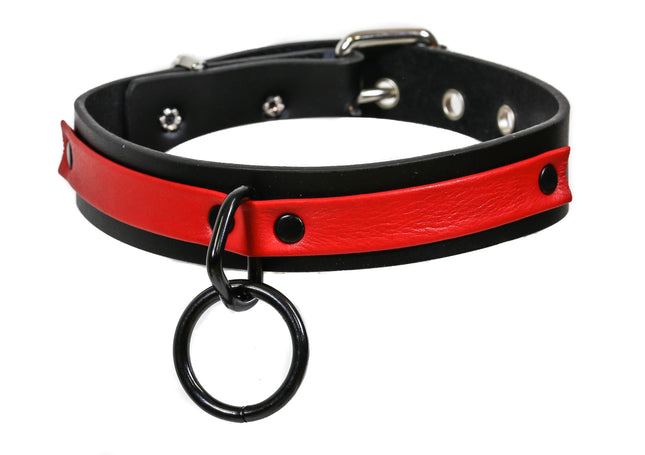 FC816 PREMIUM RED TOP BONDAGE CHOKER