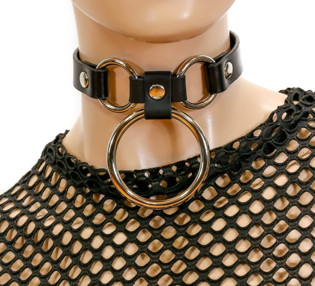 FC822 3 RING VAMPIRE CHOKER