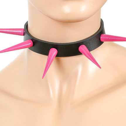 FCK215 COLOR SPIKE   3" PIN SPIKE CHOKER
