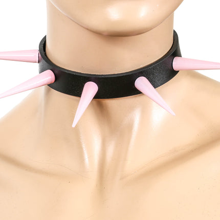 FCK215 COLOR SPIKE   3" PIN SPIKE CHOKER