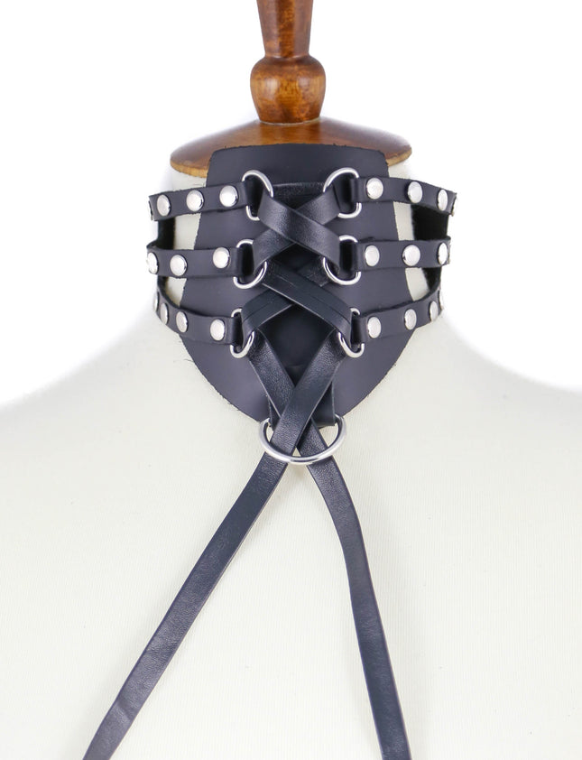 FC861 D RING CORSET CHOKER