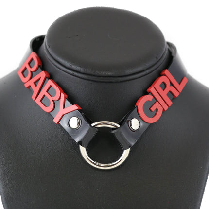 FC870-RS O RING  STAINLESS STEEL LETTER WORDS ID NAME CHOKER