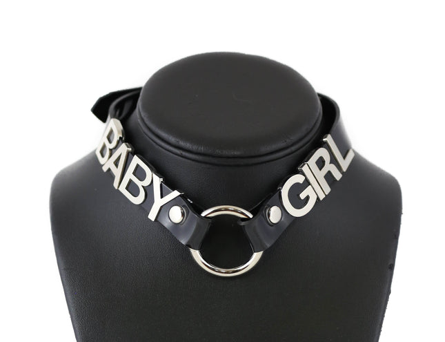 FC870SIL  O RING  STAINLESS STEEL LETTER WORDS ID NAME CHOKER