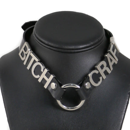 FC870SIL  O RING  STAINLESS STEEL LETTER WORDS ID NAME CHOKER