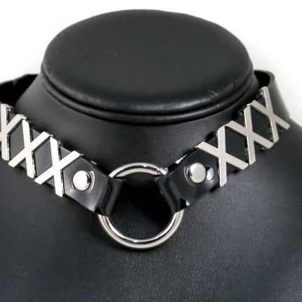 FC870SIL  O RING  STAINLESS STEEL LETTER WORDS ID NAME CHOKER