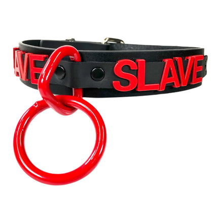 FC876RS BONDAGE STAINLESS STEEL LETTER WORDS ID NAME CHOKER
