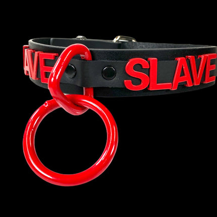 FC876RS BONDAGE STAINLESS STEEL LETTER WORDS ID NAME CHOKER