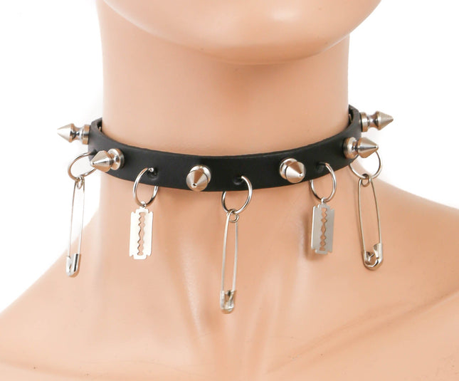 FC903 BLADE AND SAFETY PIN CHOKER