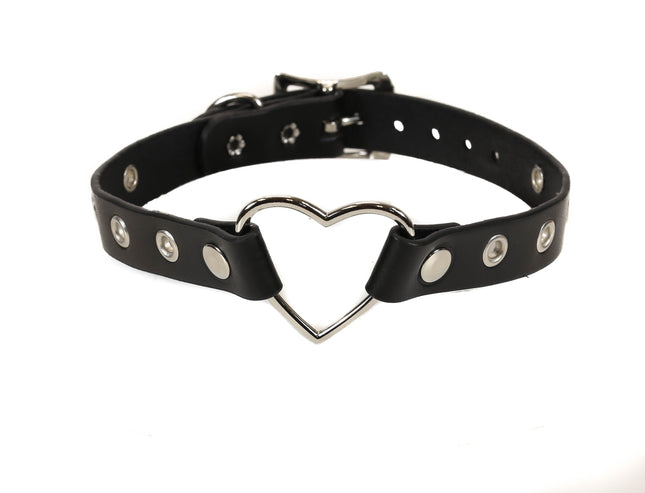 FC910 HEART CHOKER WITH EYELET