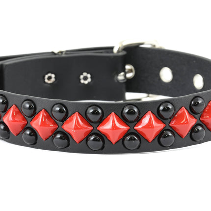 FC917 DIAMOND AND ROUND STUD CHOKER