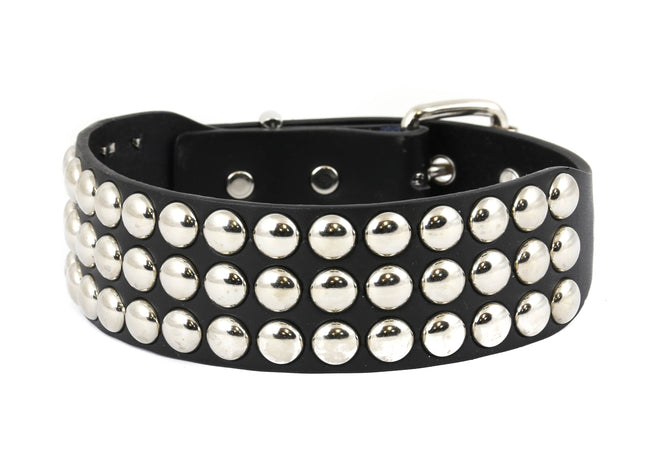 FC923 3 ROW ROUND STUD CHOKER