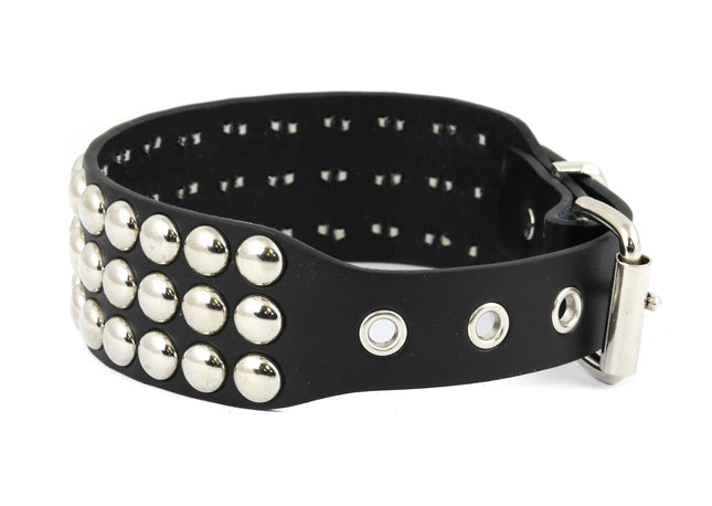 FC923 3 ROW ROUND STUD CHOKER