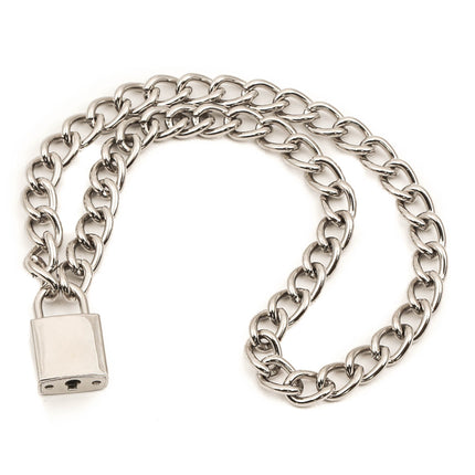 FC944SQ REGULAR CHAIN SQUARE LOCK PENDANT WITH KEYS