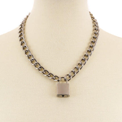 FC944SQ REGULAR CHAIN SQUARE LOCK PENDANT WITH KEYS