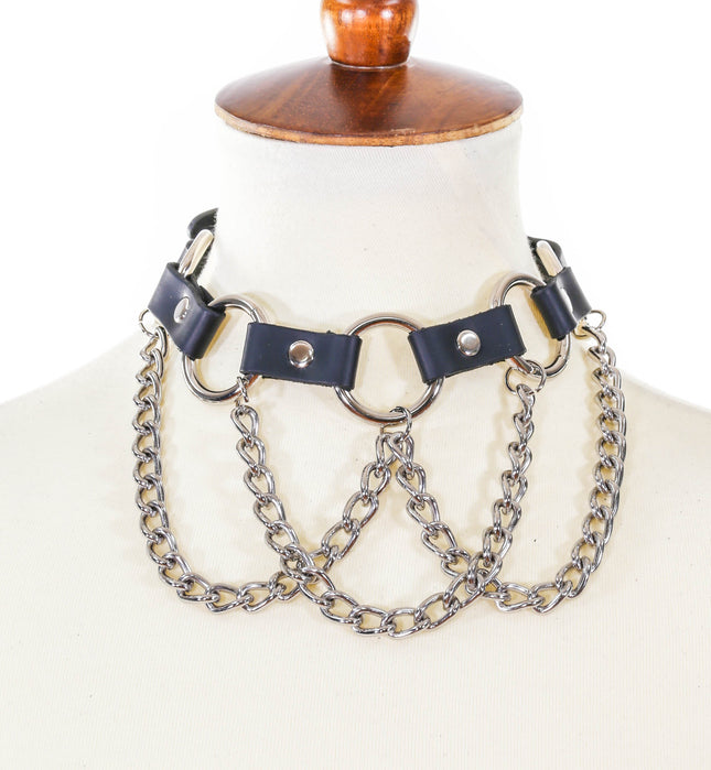 FCK101 3 RING HANGING CHAIN CHOKER