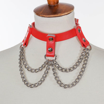 FCK106  CHAIN DEE RING CHOKER