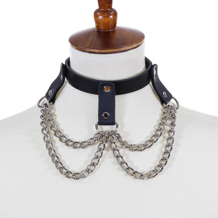 FCK106  CHAIN DEE RING CHOKER