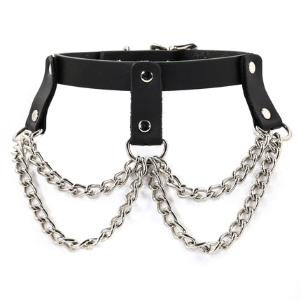 FCK106  CHAIN DEE RING CHOKER