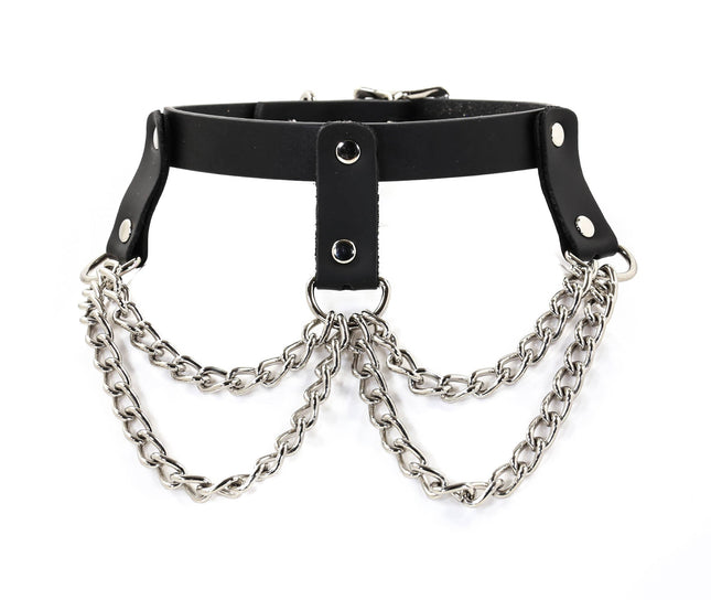 FCK106  CHAIN DEE RING CHOKER