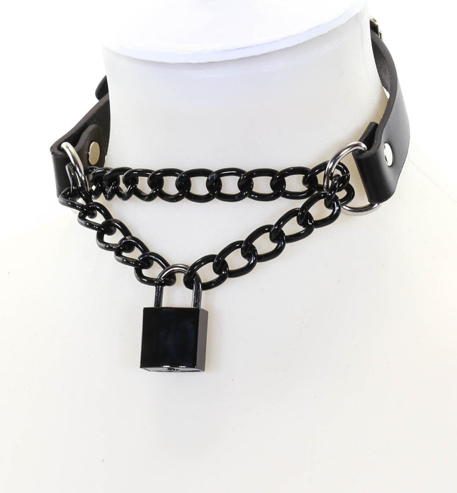 FCK123SQ DOUBLE CHAIN SQUARE LOCK CHOKER