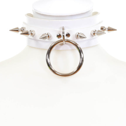 FCK135  1" SPIKE BONDAGE CHOKER