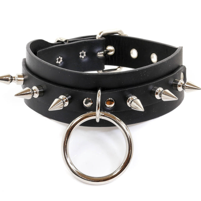 FCK135  1" SPIKE BONDAGE CHOKER