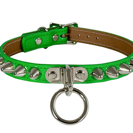 FCK138 NEON UK77 STUDDED BONDAGE CHOKER