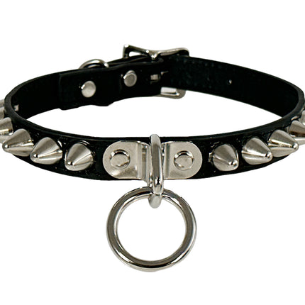 FCK138 NEON UK77 STUDDED BONDAGE CHOKER